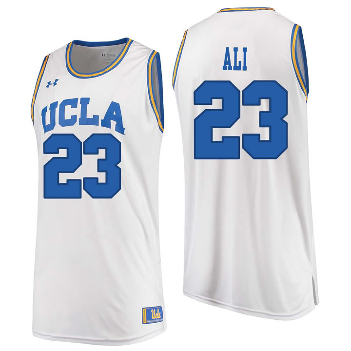UCLA Bruins #23 Prince Ali White College Basketball Jersey